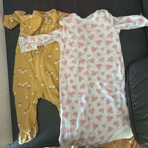 Baby girl pajamas 3 months.. one price for both